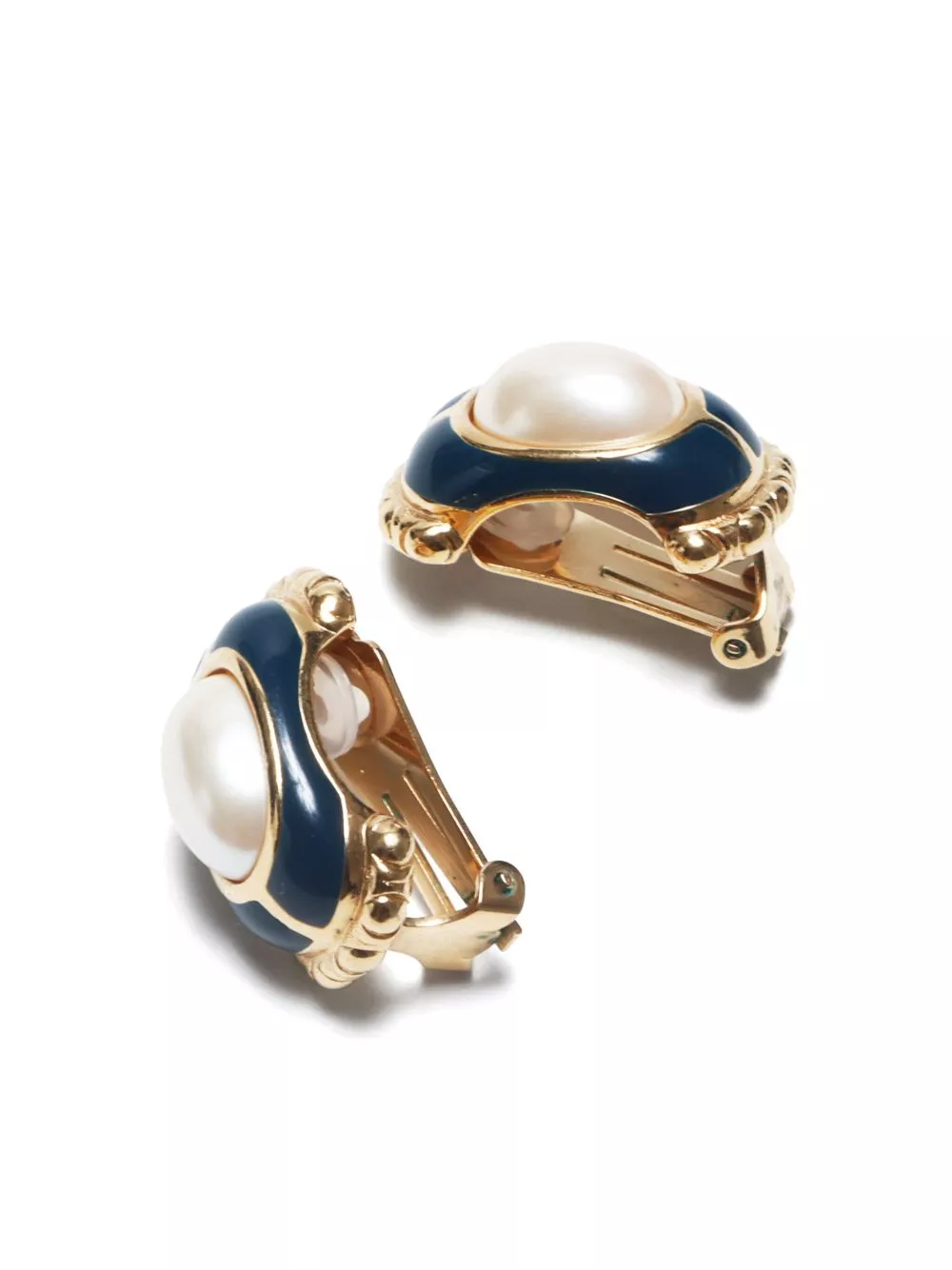 Affordable Burberry 1990s faux-pearl earrings Women 0113