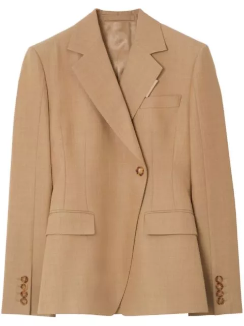 Burberry single-breasted wool blazer Women 0116