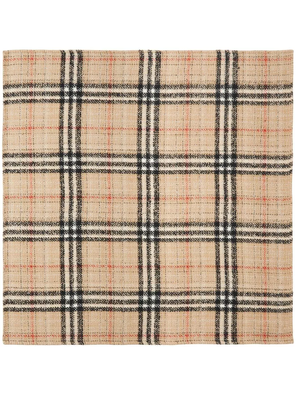 Affordable Burberry checked cashmere-silk blend tweed blanket Men 0114