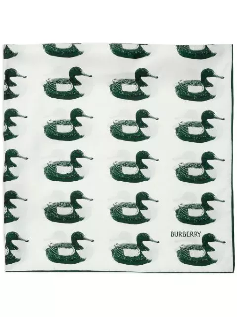 Burberry animal-print silk scarf Women 0118