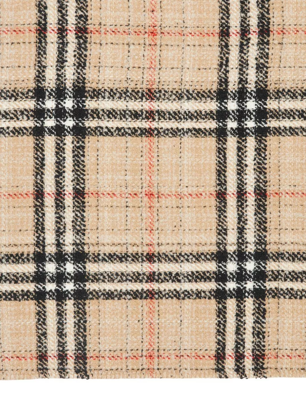 Affordable Burberry checked cashmere-silk blend tweed blanket Men 0114