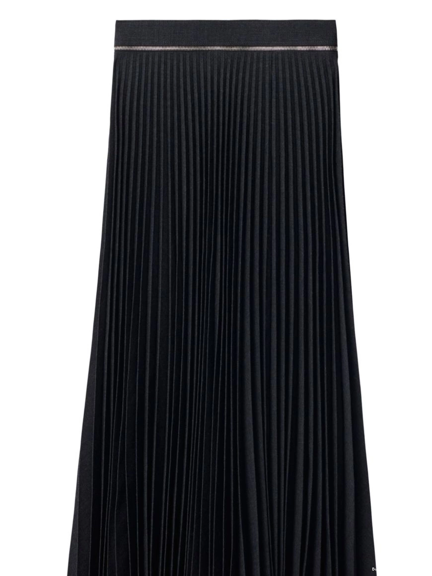 Affordable Burberry Women stretch skirt wool pleated 0307