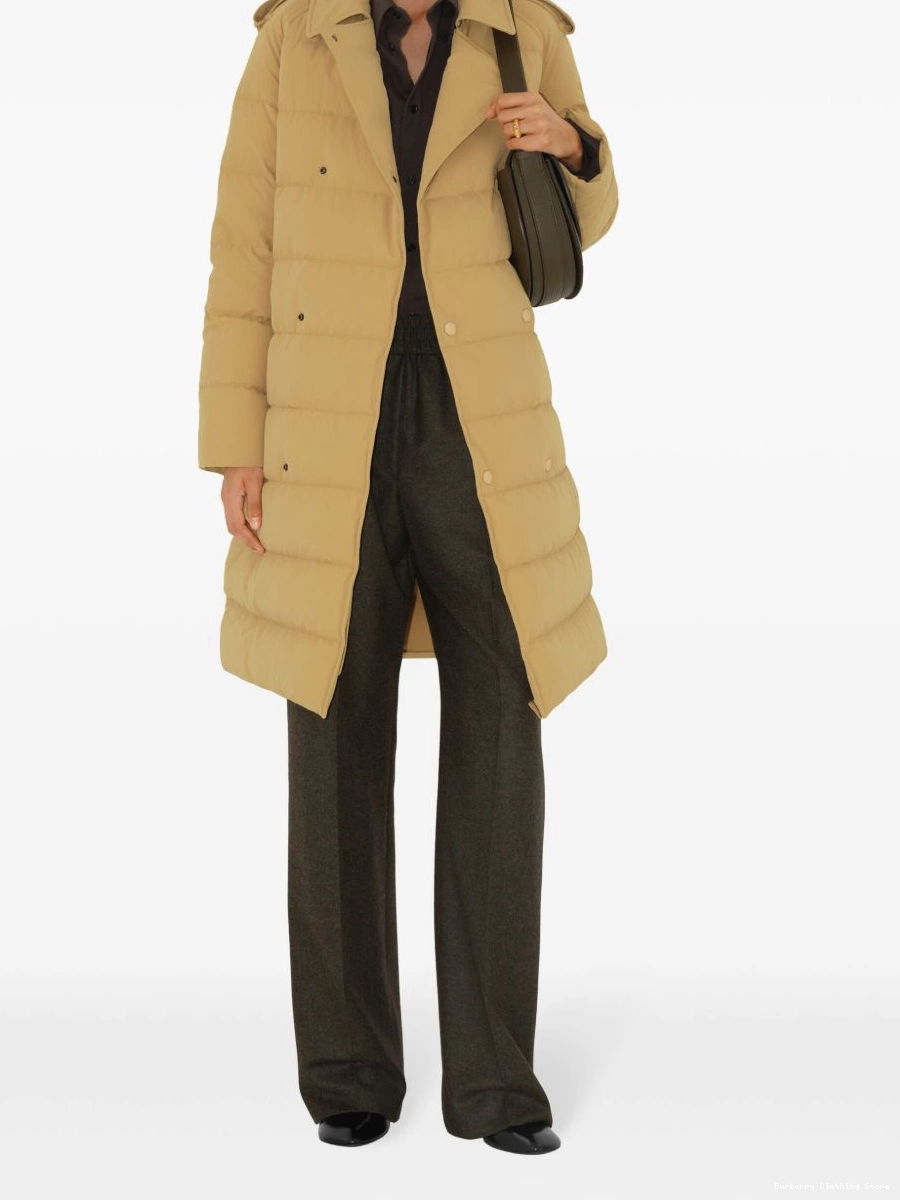 Affordable puffer Burberry midi coat Women 0304