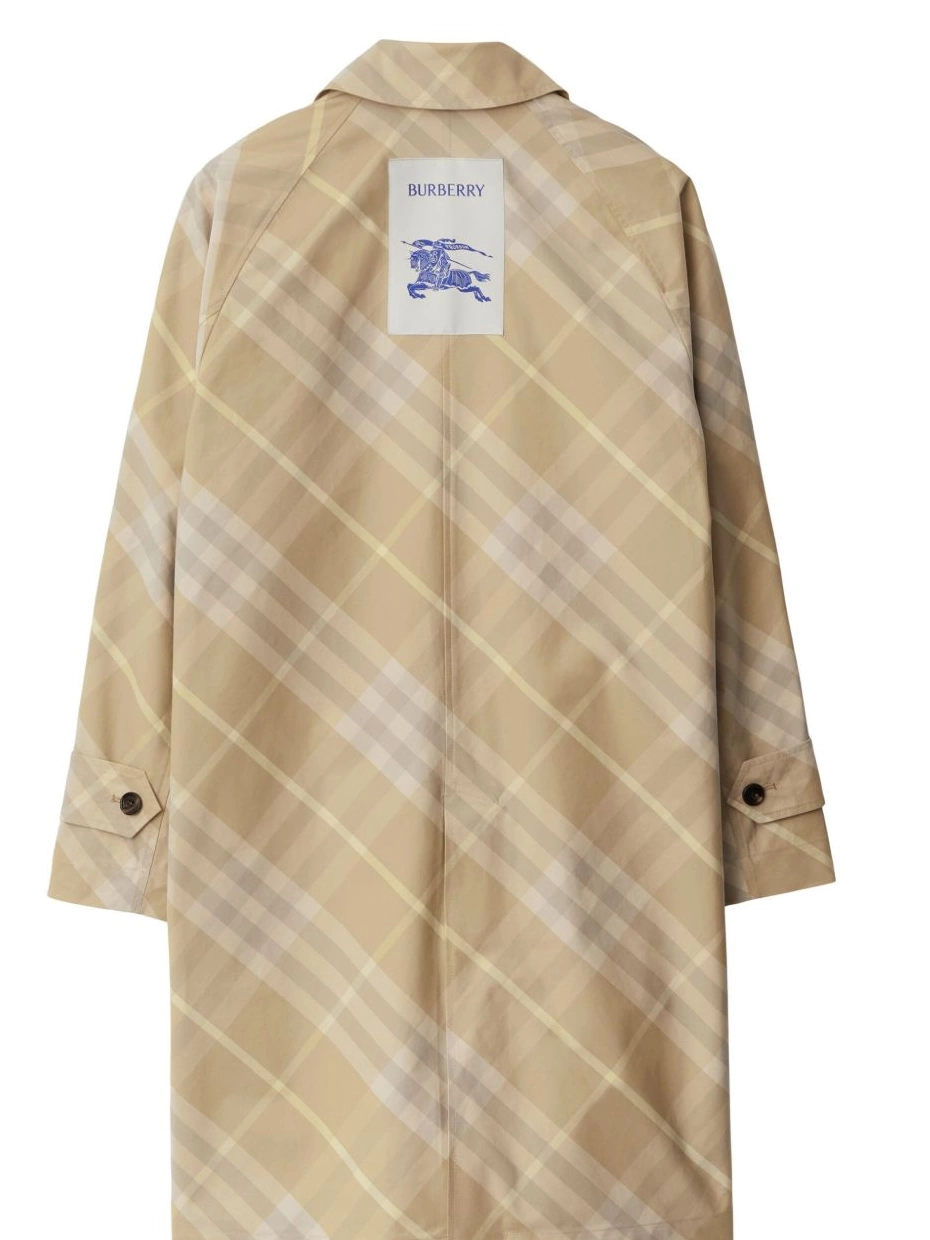 Cheap Burberry check-print Car reversible coat Women 0311