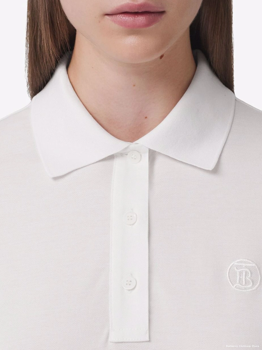 Cheap cotton shirt Women polo monogram Burberry TB 0304