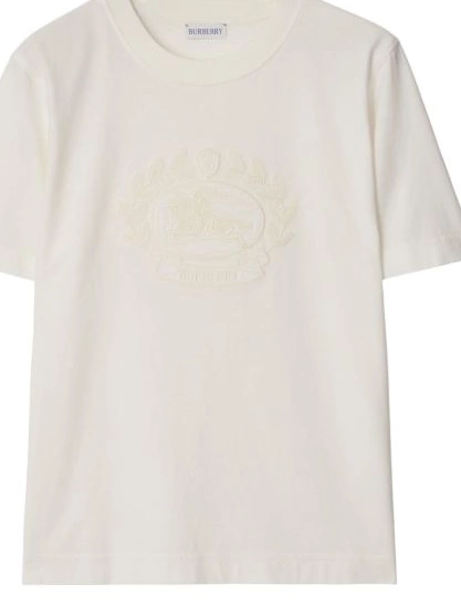 Affordable cotton Burberry T-shirt Women logo-embroidered 0309