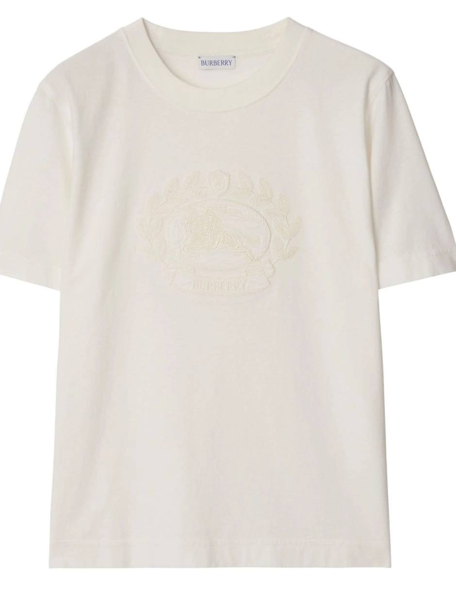 Affordable cotton Burberry T-shirt Women logo-embroidered 0309