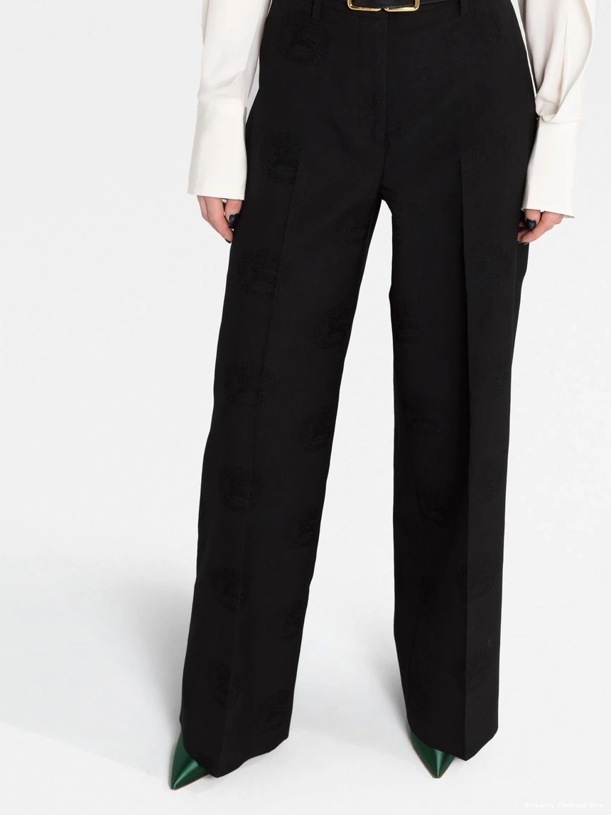 Cheap trousers tailored Burberry Women wide-leg 0309