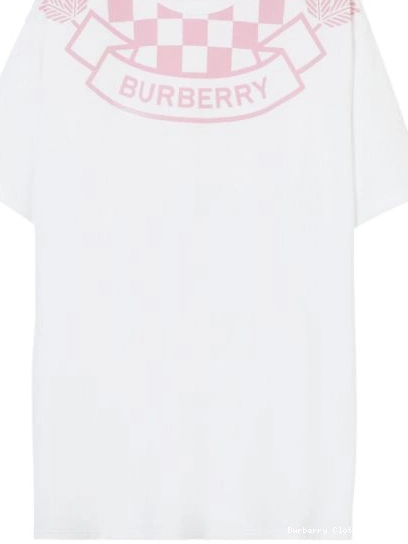 Affordable Women T-shirt logo-print Burberry cotton 0304