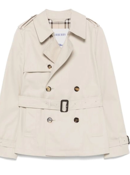 Affordable Burberry jacket Women double-breasted trench 0308