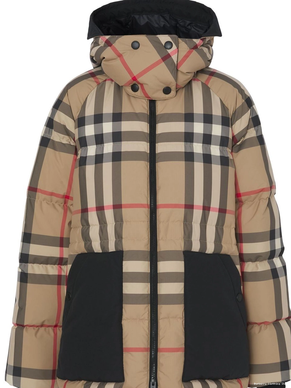 Affordable Burberry jacket padded check Women Vintage 0315