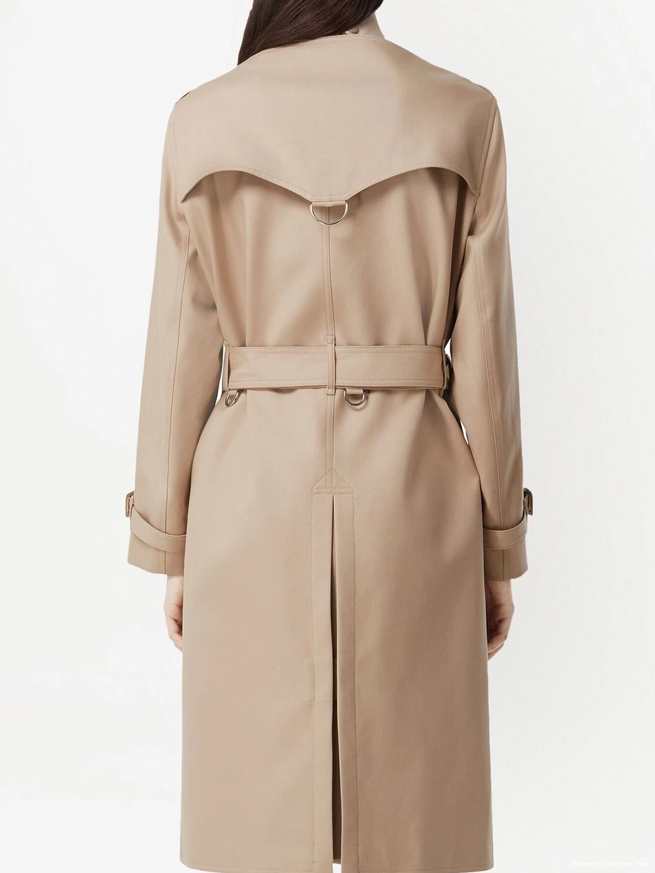 Affordable Women coat double-breasted trench Burberry 0306