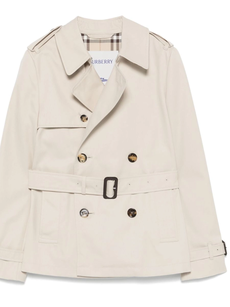 Affordable Burberry jacket Women double-breasted trench 0308