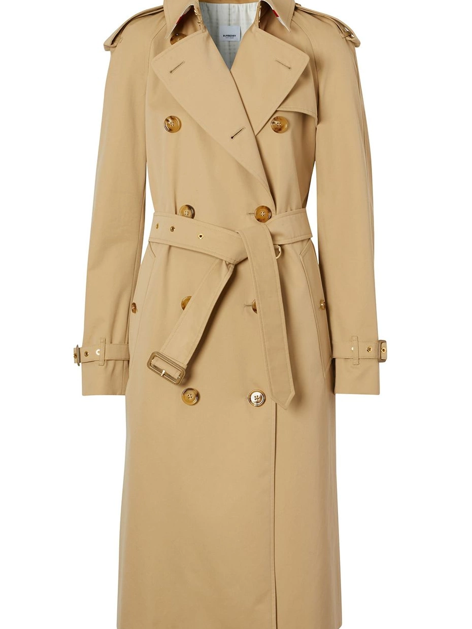 Cheap Women trench Burberry print-lined coat Archive Scarf 0311